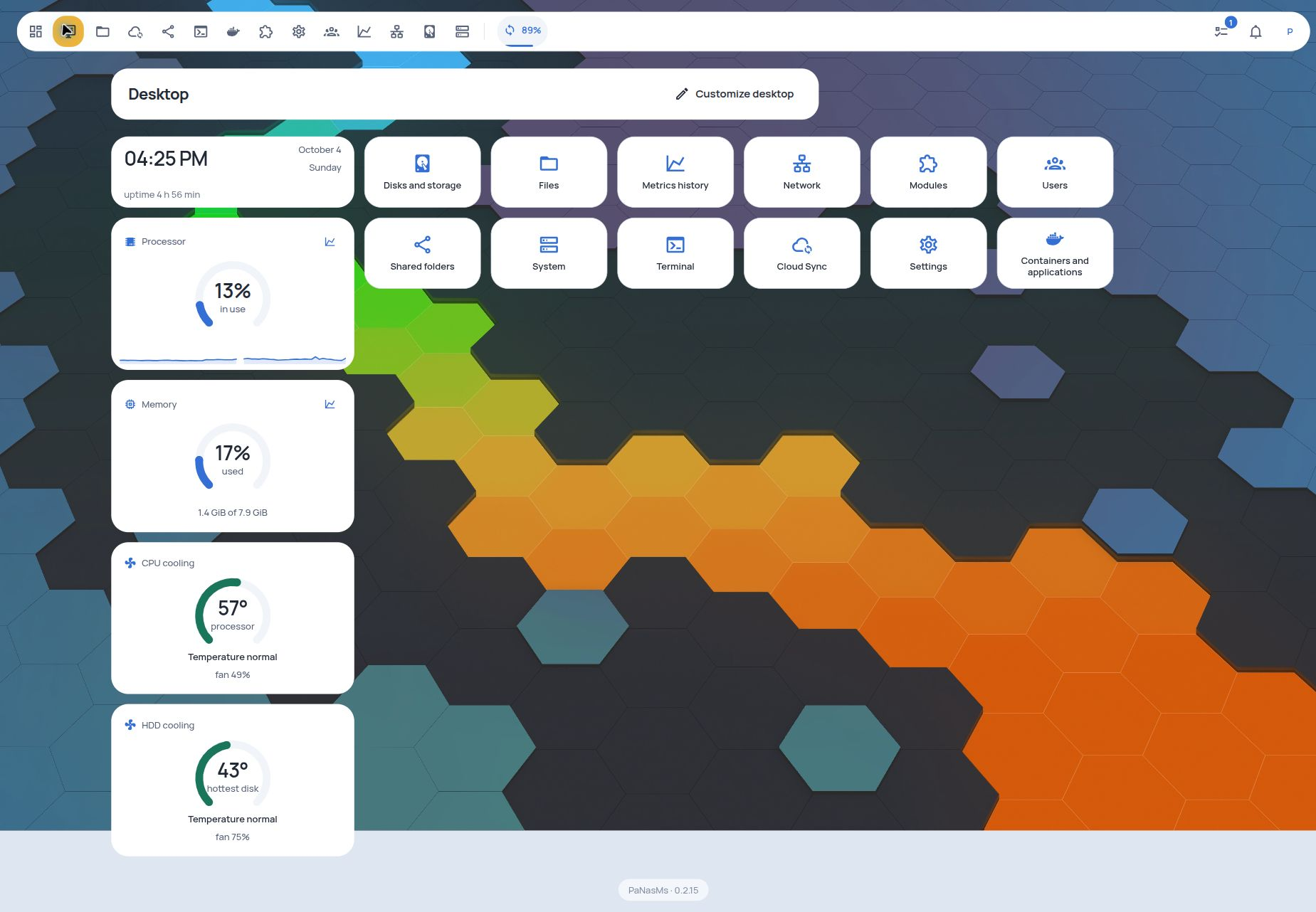 The new Home desktop · live widgets, shortcuts and background tasks · Light